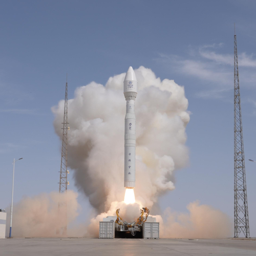 Liftoff of Lijian-1 carrying ThumbSat-1 and ThumbSat-2 at 07:33 UTC